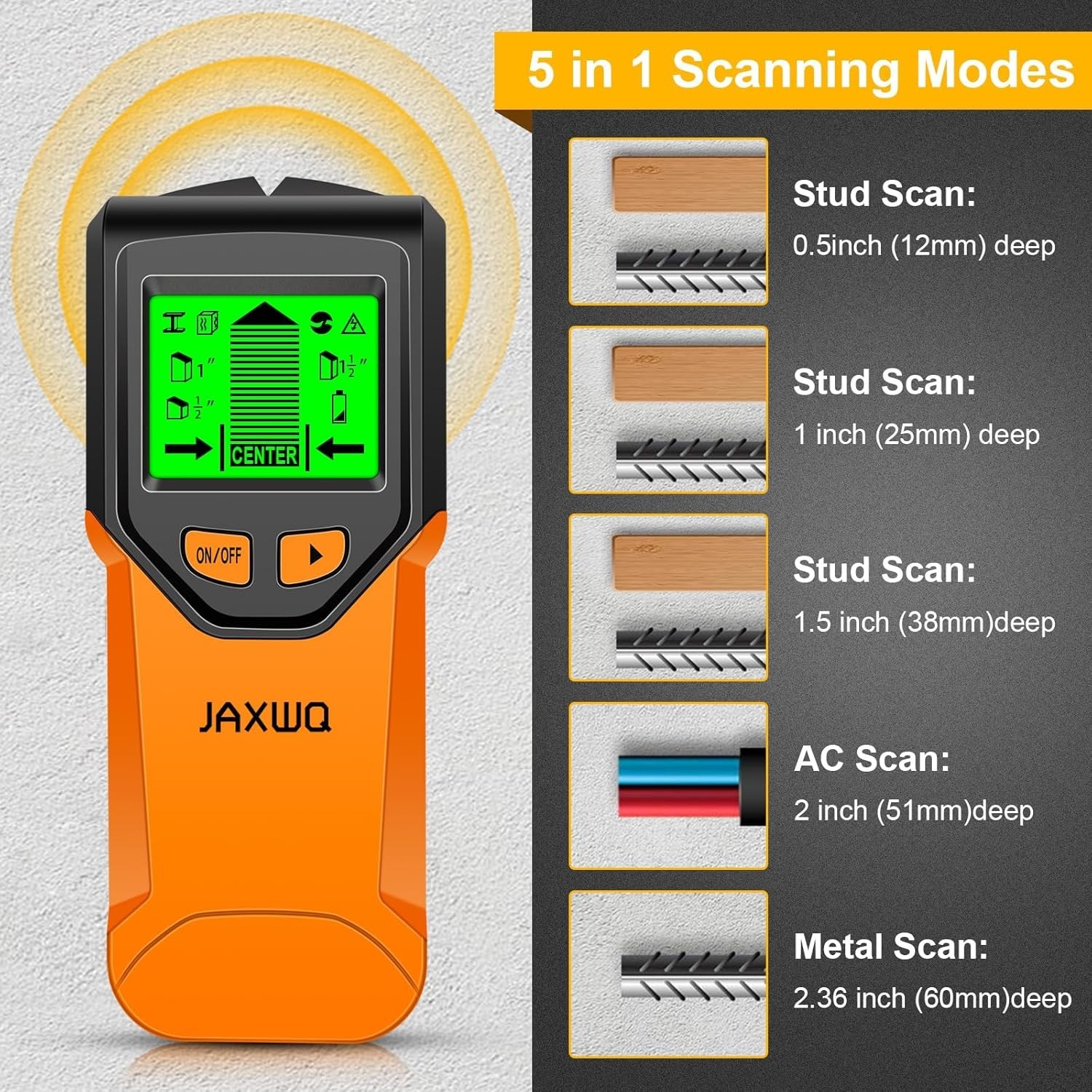 Practical Wall Scanner for Professionals and DIY Enthusiasts with Smart Features