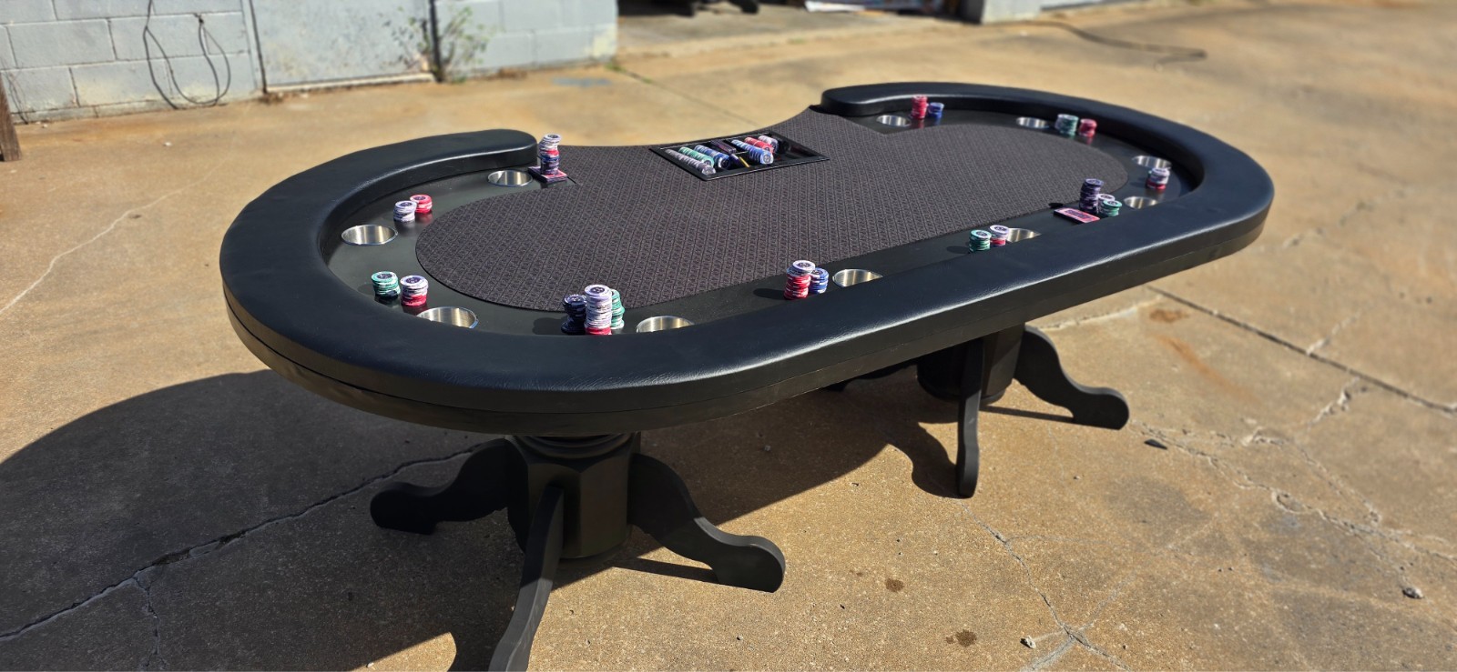 🃏🔥 10-Player Dealer Poker Table – CLEAN SETUP 🔥🃏