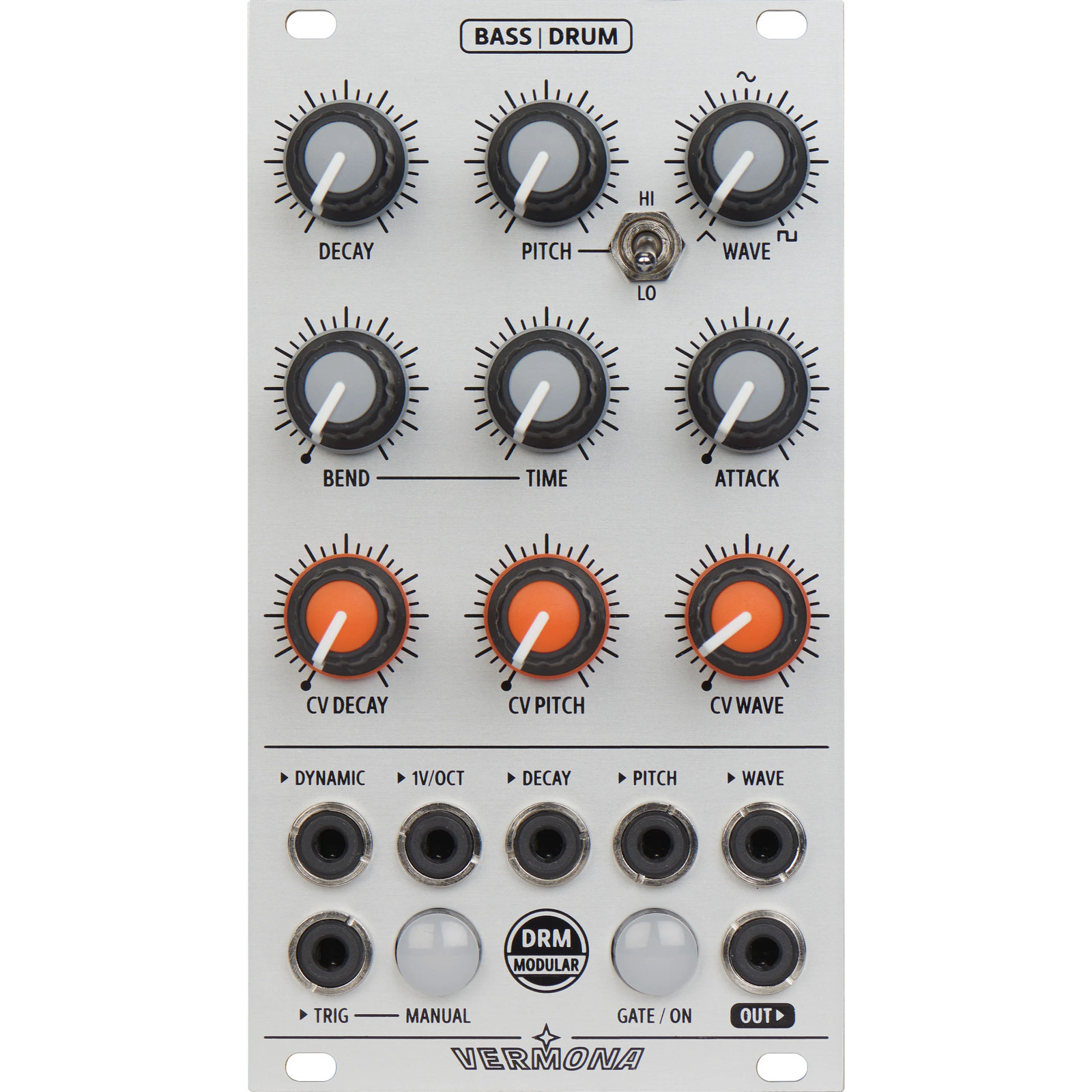 Vermona BASS|DRUM Analog Bass and Drum Generator Eurorack Module