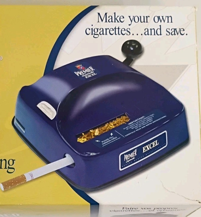 PREMIER Supermatic EXCEL Cigarette Rolling Machine Roller Maker KING COMPLETE
