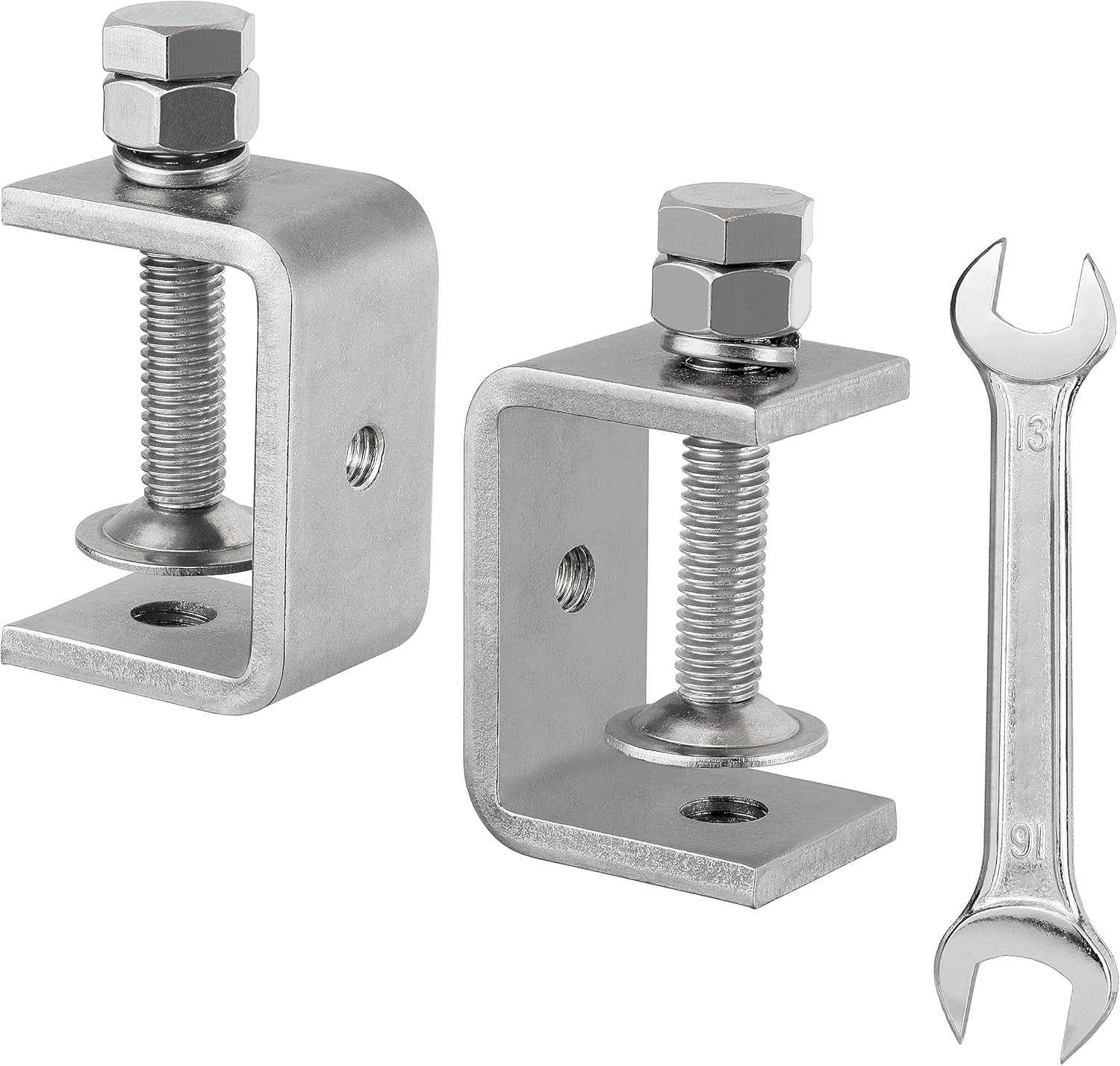 2 Pack 304 Stainless 1.5 Inch C Clamp New