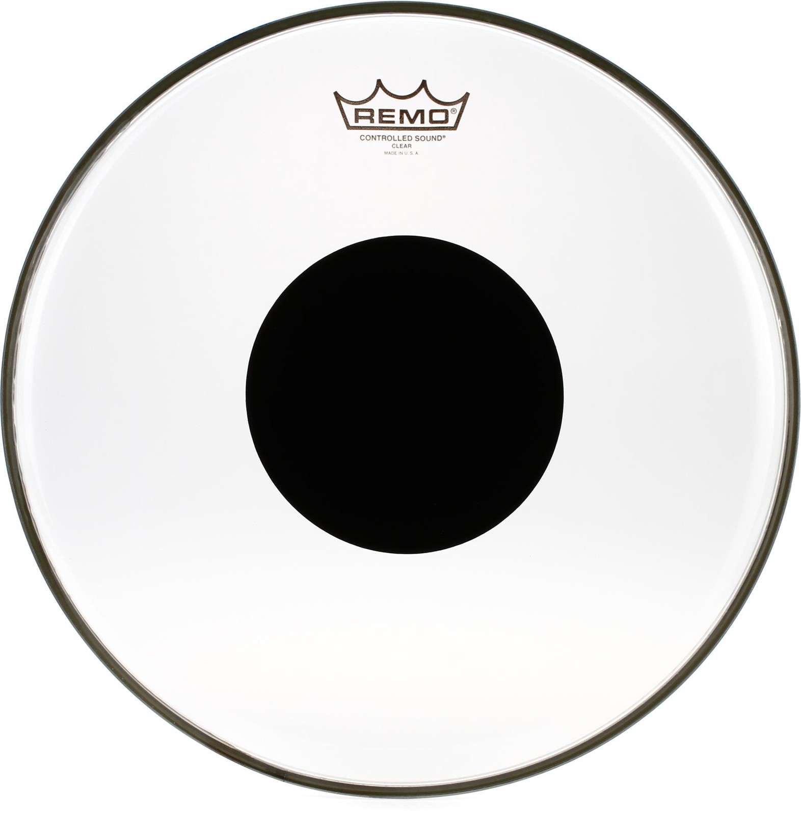 Remo Controlled Sound Clear Black Dot Drumhead - 14 inch (3-pack) Bundle