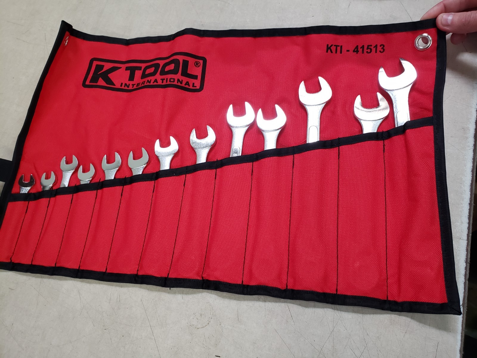 K TOOL WRENCH SET COMBINATION 13 PC METRIC KTI41513