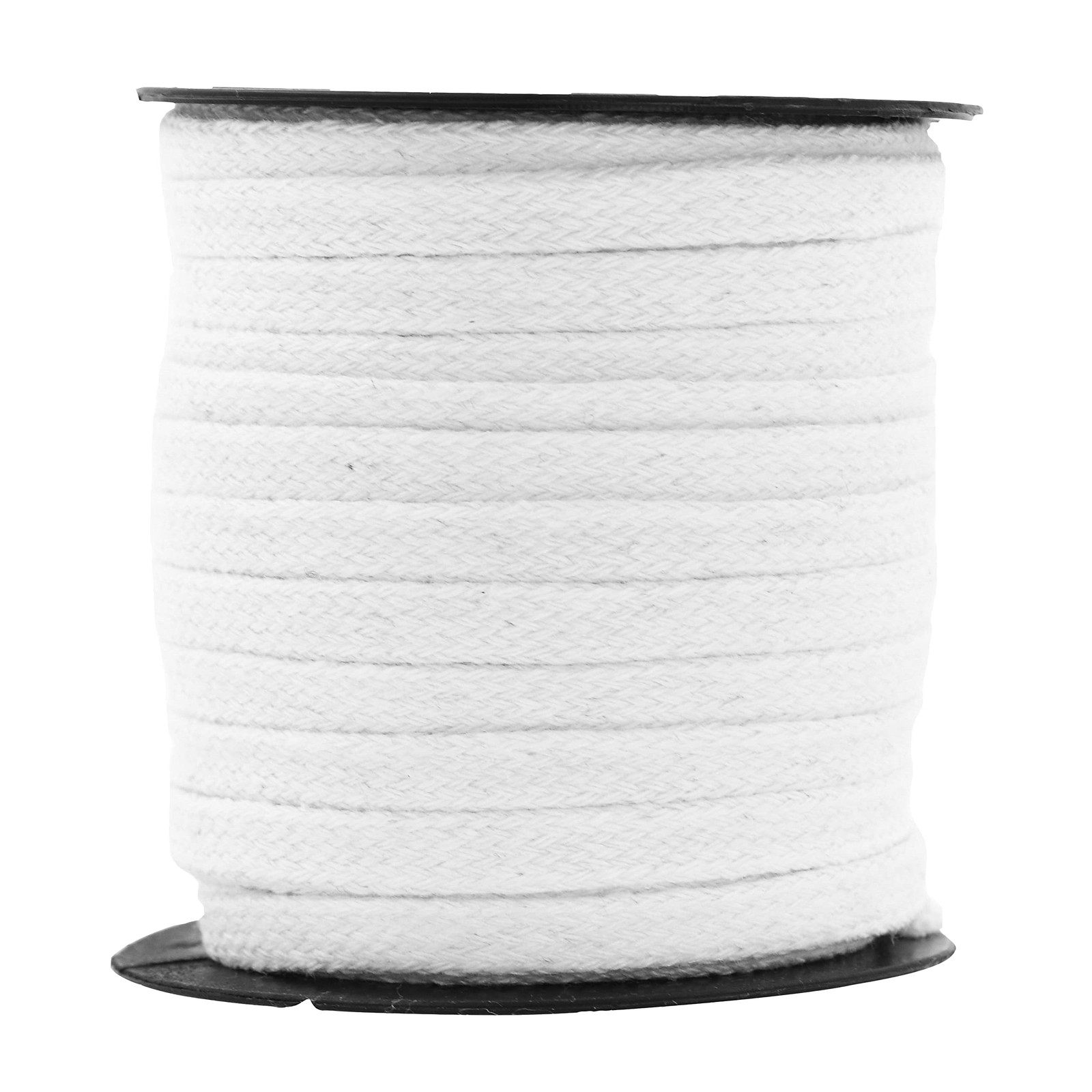 White Flat Drawstring Cord Drawstring , 3/8 Inch 20 YDs White Soft Drawstring...