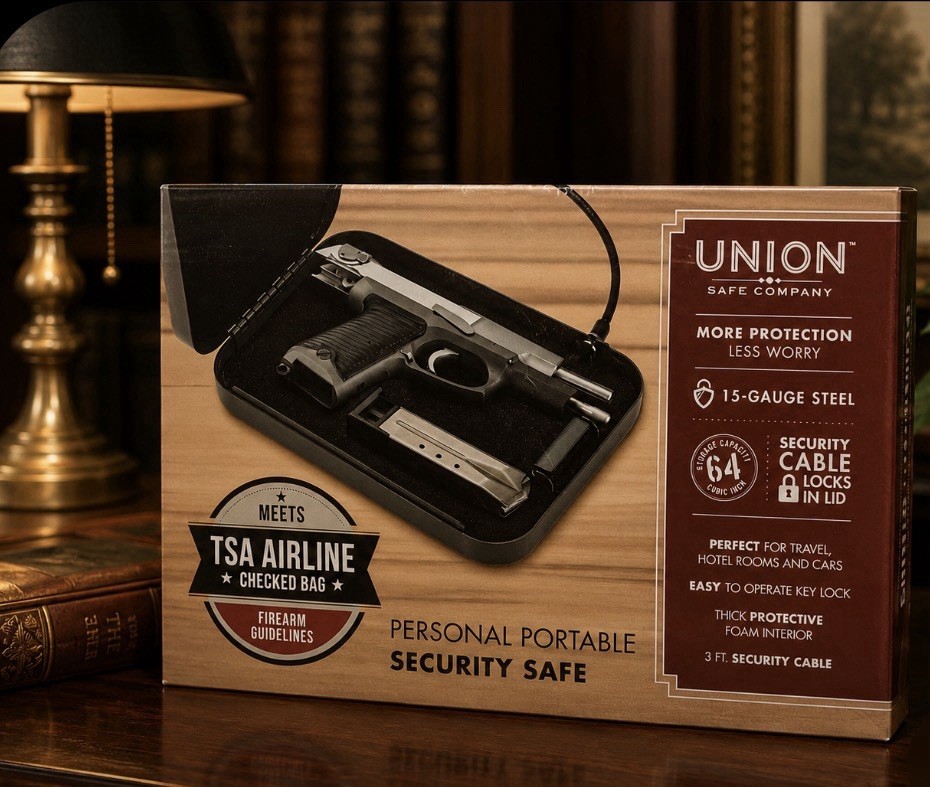 Union Portable Security Safe - TSA Approved - Sealed - NIB