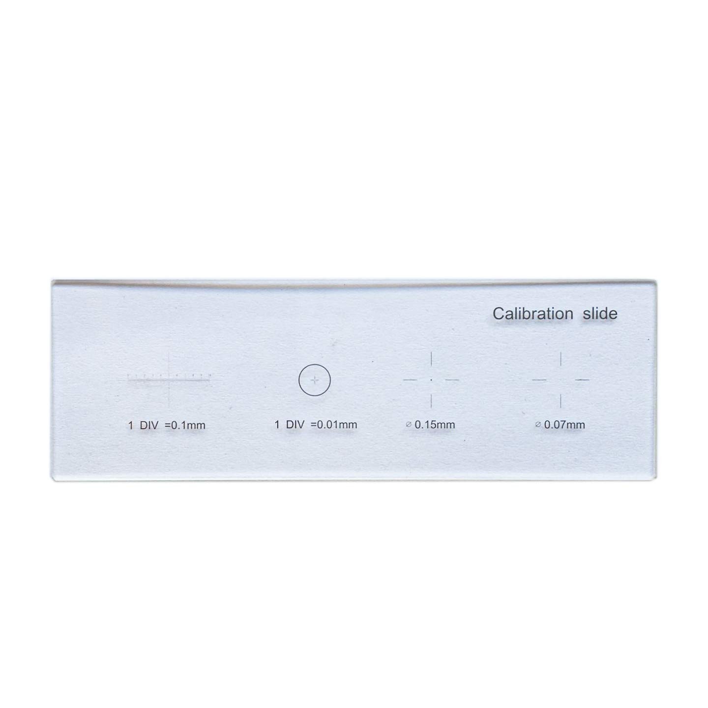 0.01mm Microscope Reticle Calibration Camera Slide Ruler Cross Stage