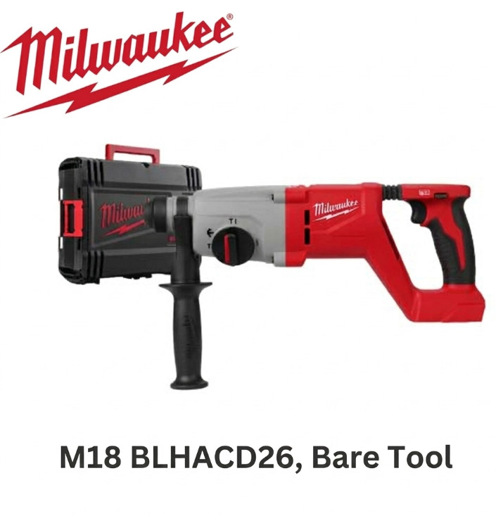 Milwaukee M18 BLHACD26 BL 18V Keyless SDS-Plus 1270Rpm 4600Bpm 2.6J *Bare Tool*