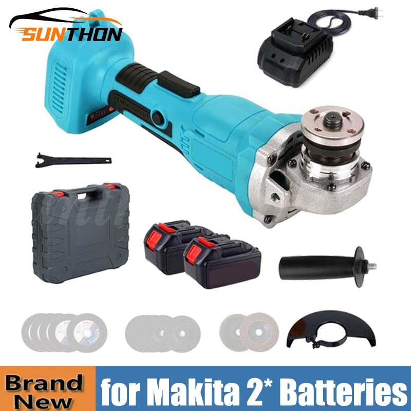 Cordless 4-1/2 Power Angle Grinder for Makita 21V Max Battery Brushless 9000 RPM
