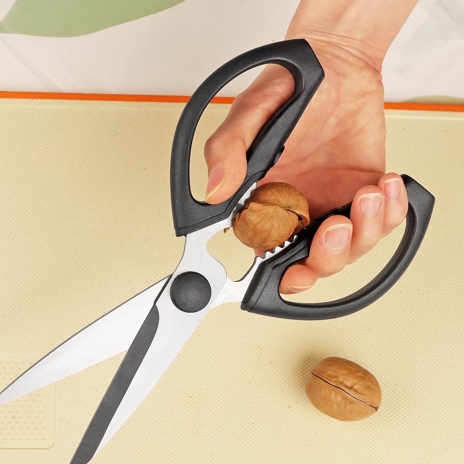 Kitchen Scissors, Heavy Duty Kitchen Shears with Sharp Stainless Steel Blades...