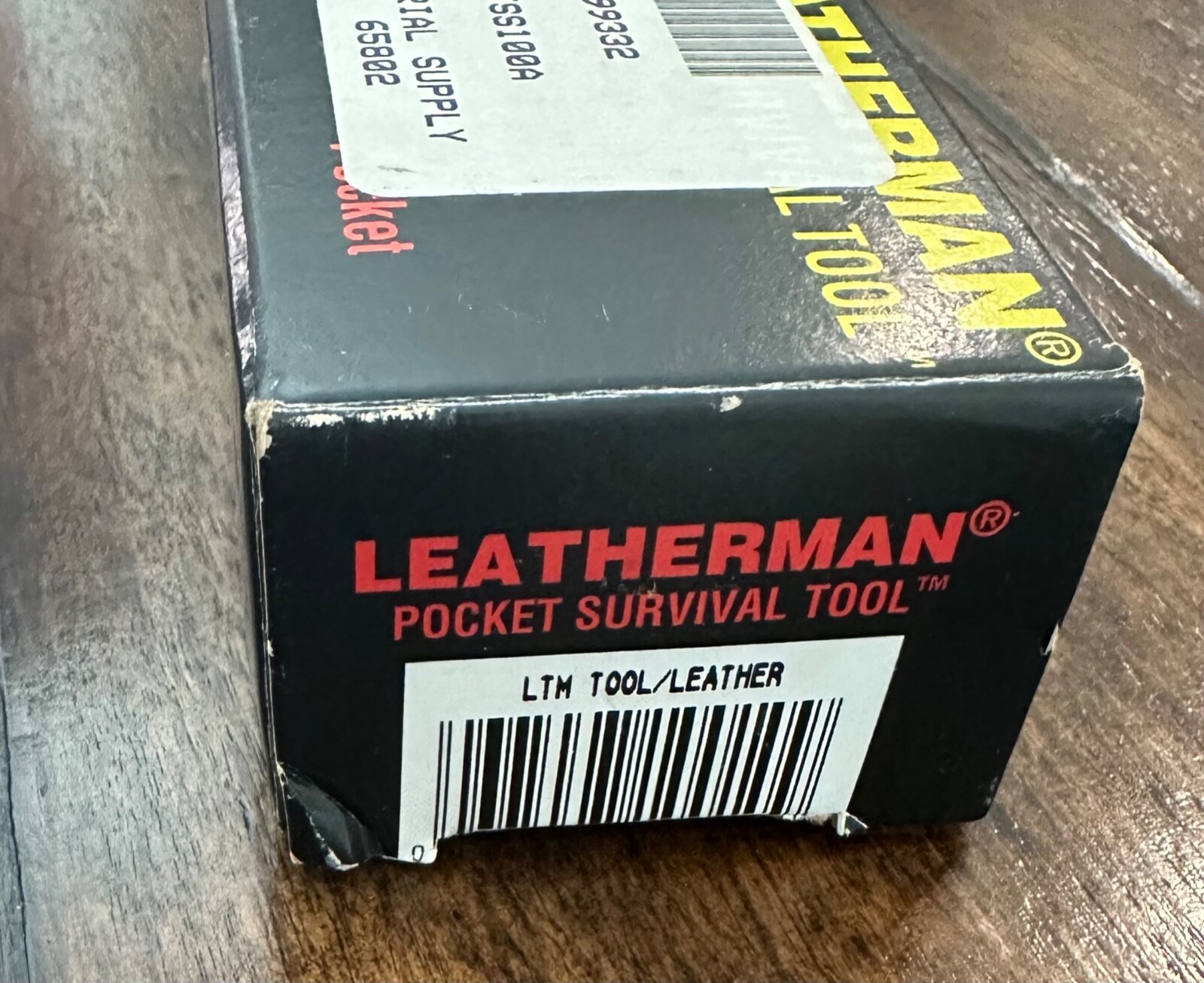 Leatherman 1992 Black Multi Tool With Leather Sheath Barely Used