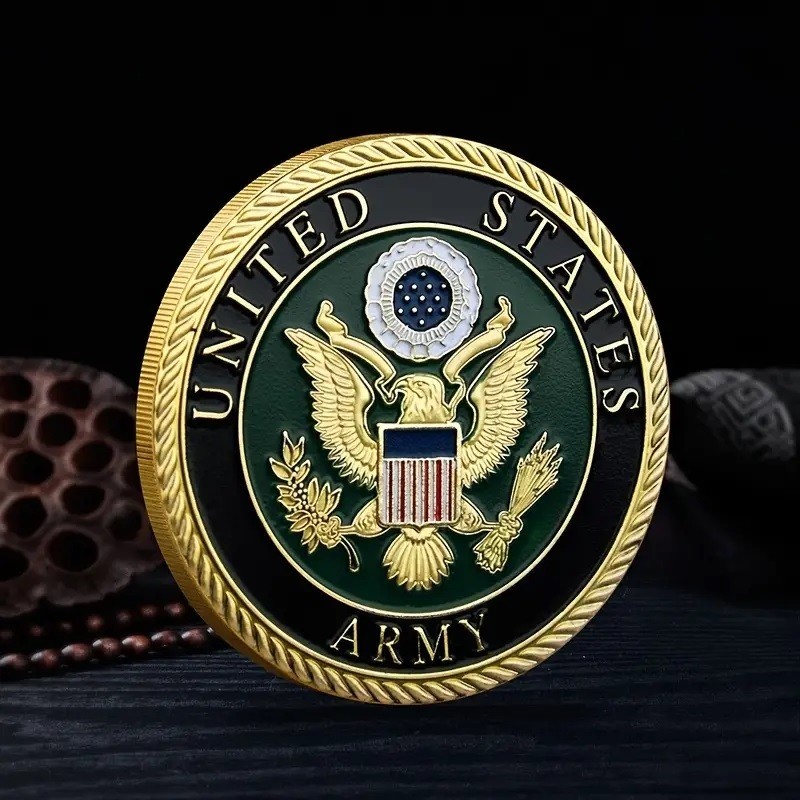 US Army Gold Challenge Coin - Excellent Gift