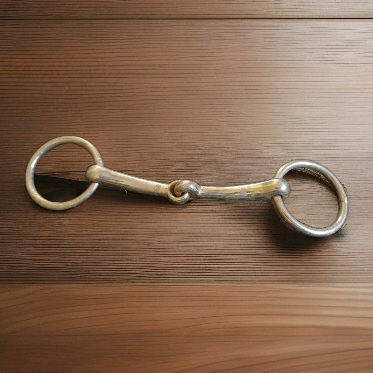 Vintage Chrome Loose Ring Snaffle Bit  - Horse Tack - Freno De Caballo