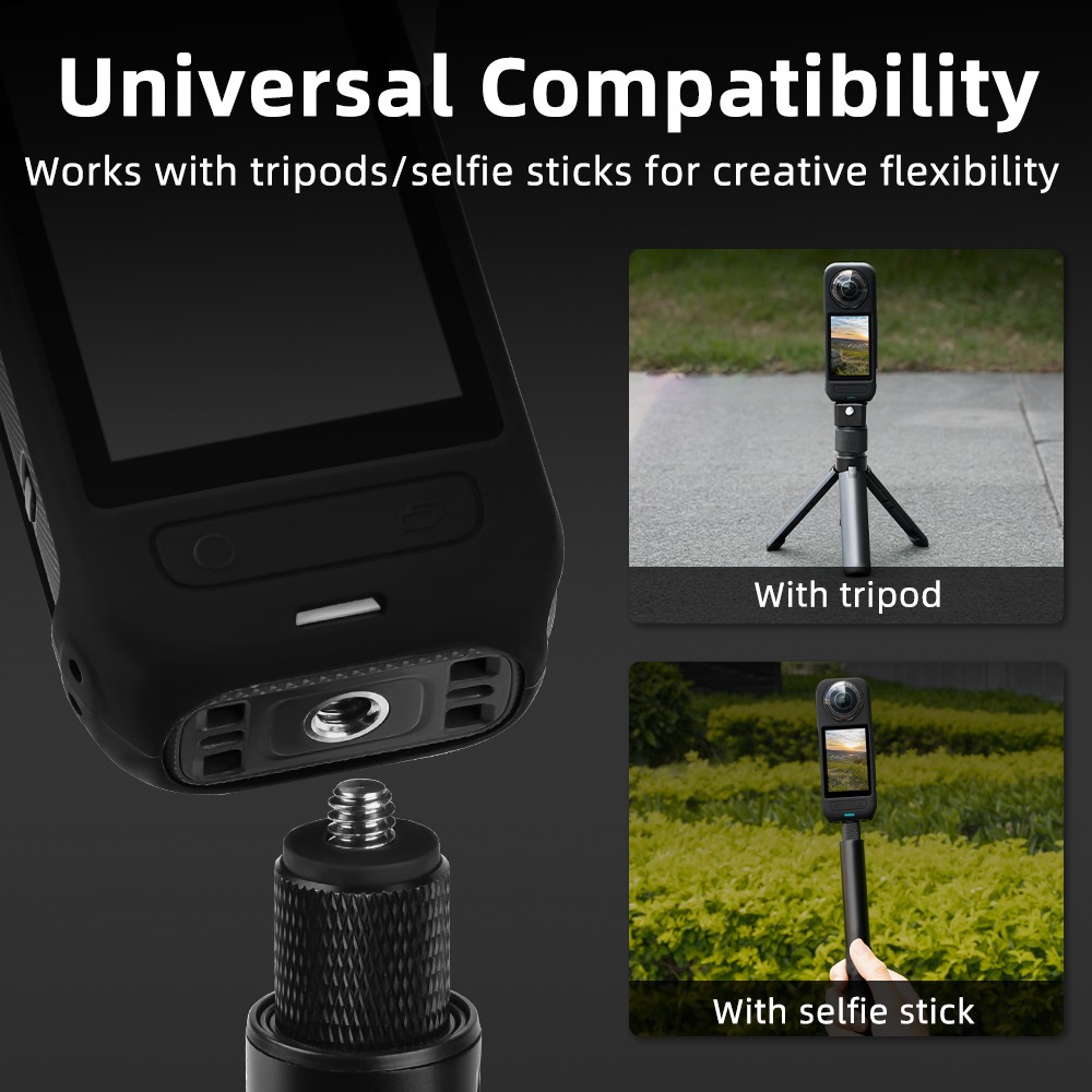 Camera Soft Silicone Case Drop Protection Dust Cover for Insta360 X5 Camera