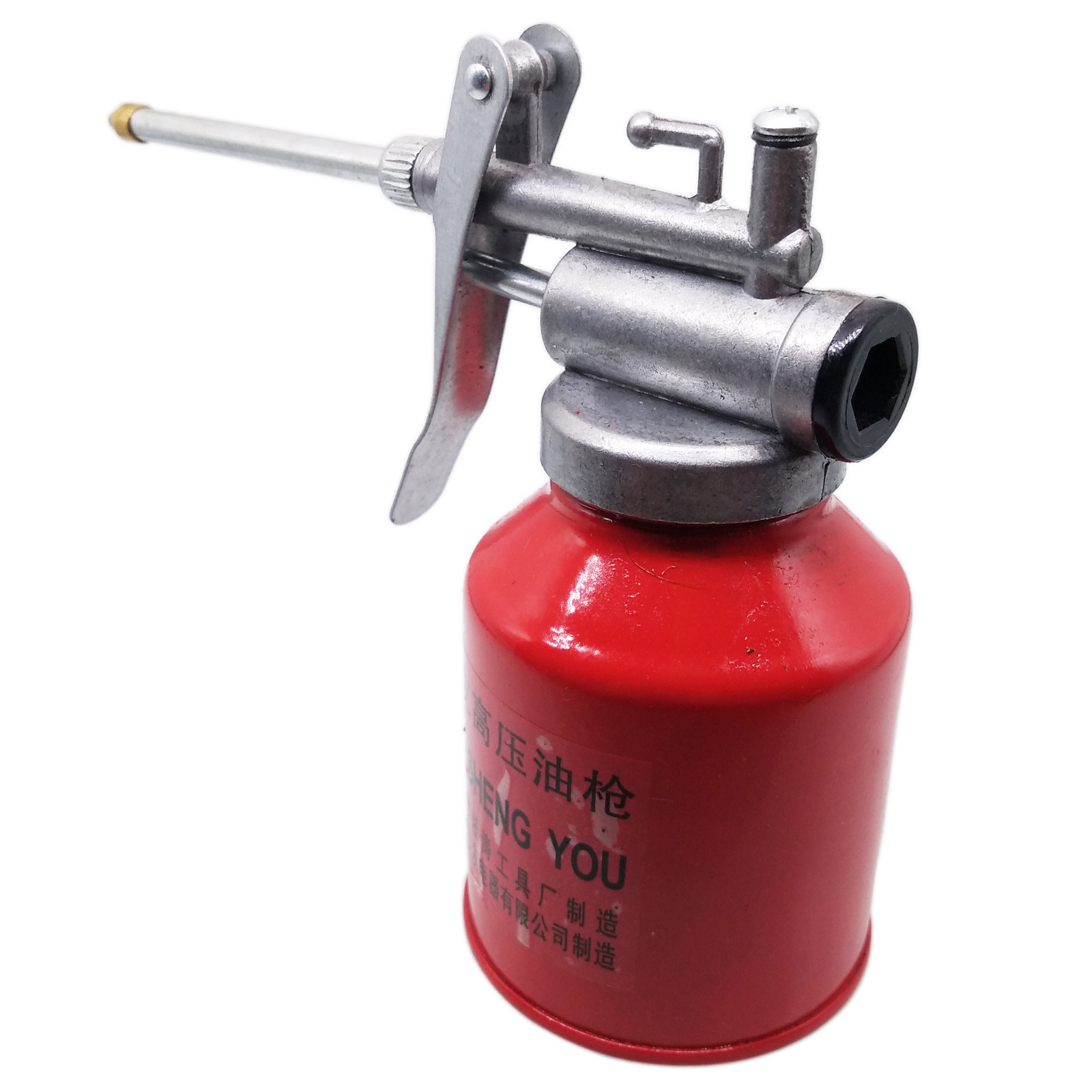 US Stock 250ml High Pressure Pump Oiler Oil Can Gun For Lubricants