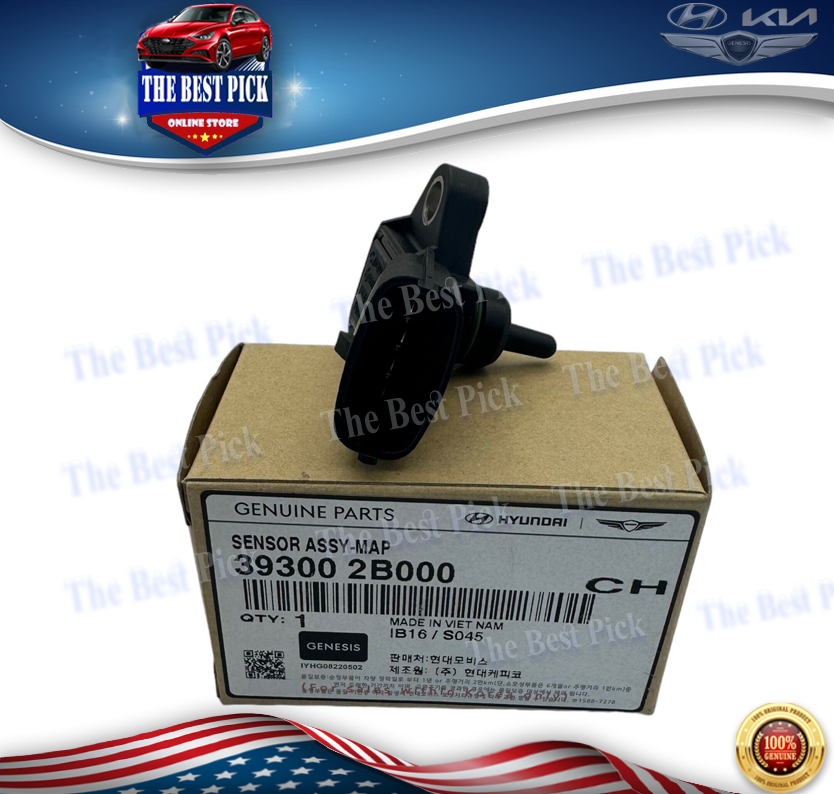 ⭐GENUINE⭐ HYUNDAI KIA Manifold Pressure Sensor MAP Sensor 393002B000