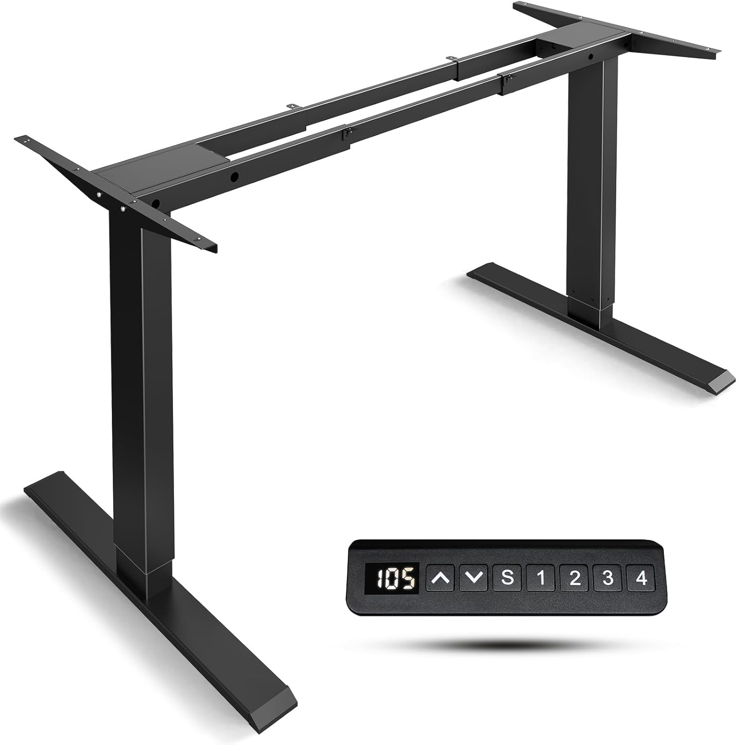 Height Adjustable Dual Motor Standing Desk Frame - 300 Lbs Capacity