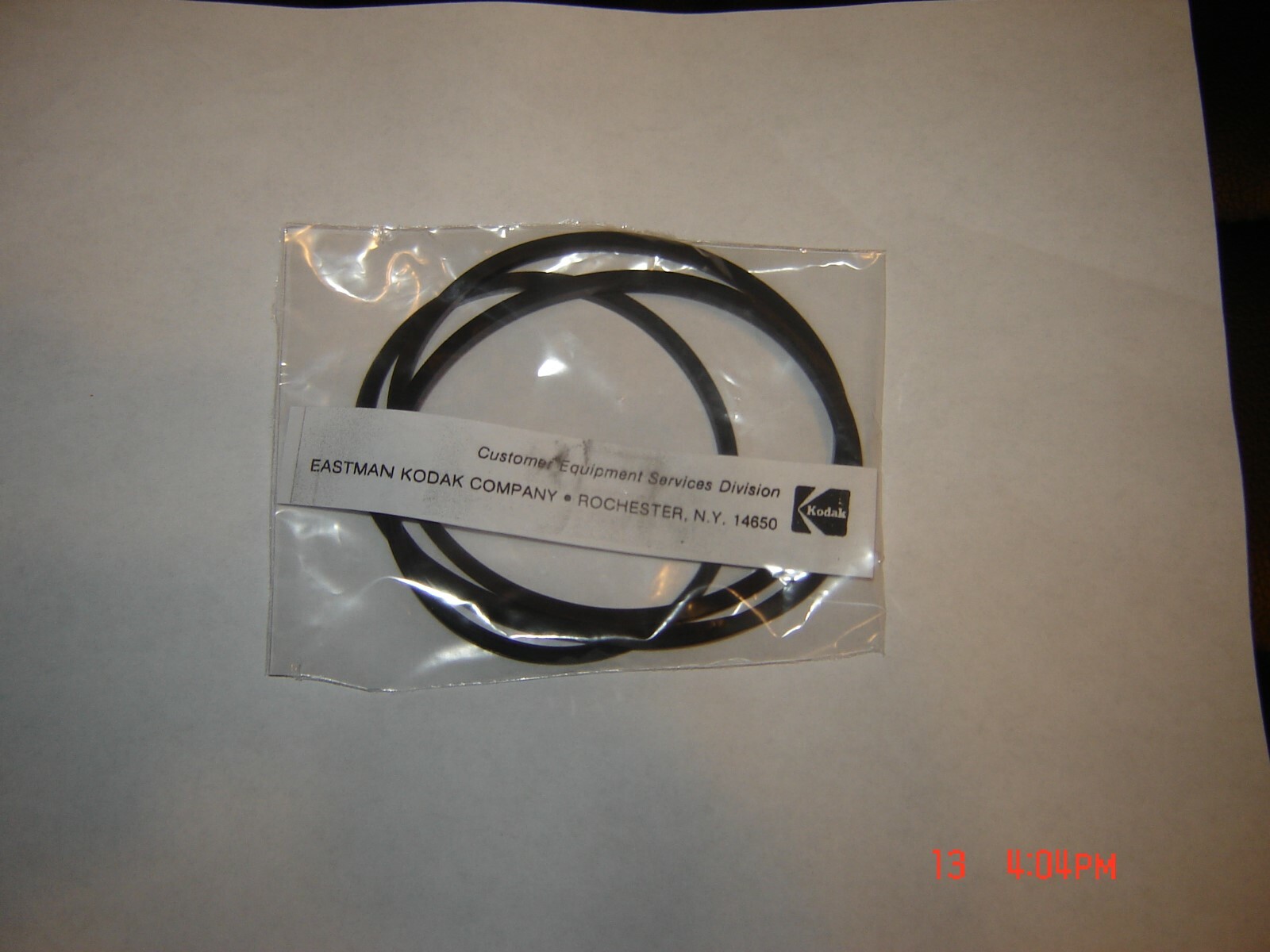 KODAK  Instamatic M77 Projector Belts,  2 Belt Set , 1 New Belt set.