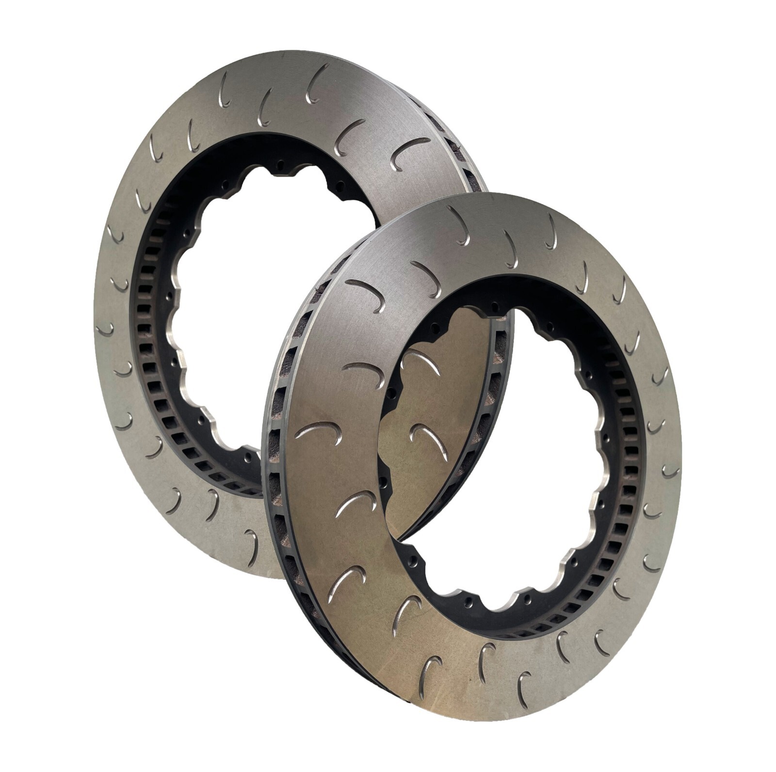 VENTED BRAKE DISCS / ROTOR 330MM X 32MM 12 BOLT (50MM PAD) 8" PCD - PAIR