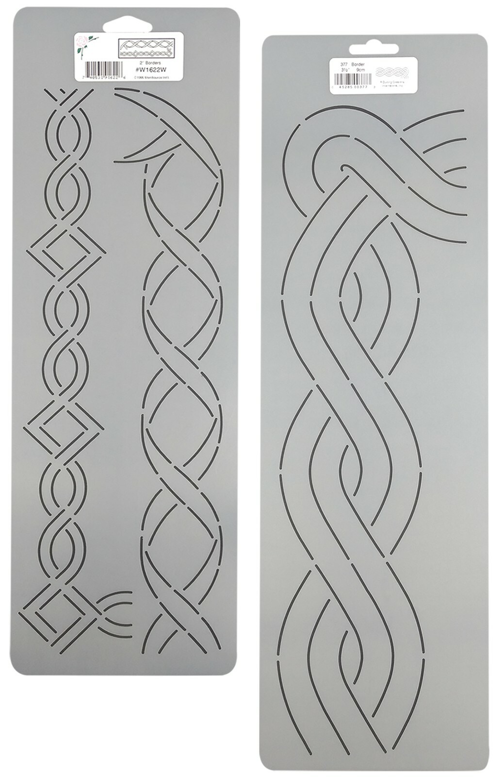 Quilting Stencils Chain Rope Cable Border Corner Quilt Patterns Plastic Template