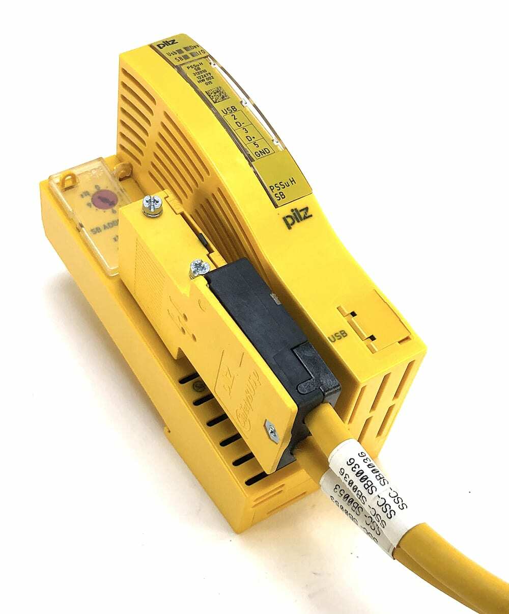 pilz PSSu H SB SafetyBUS Safety Comm Module Power Supply w/Cable