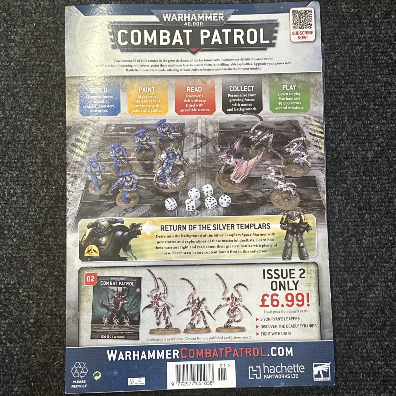 Warhammer 40k Combat Patrol Issue # 1 Sealed Games Workshop Tyranids Marines 🟡