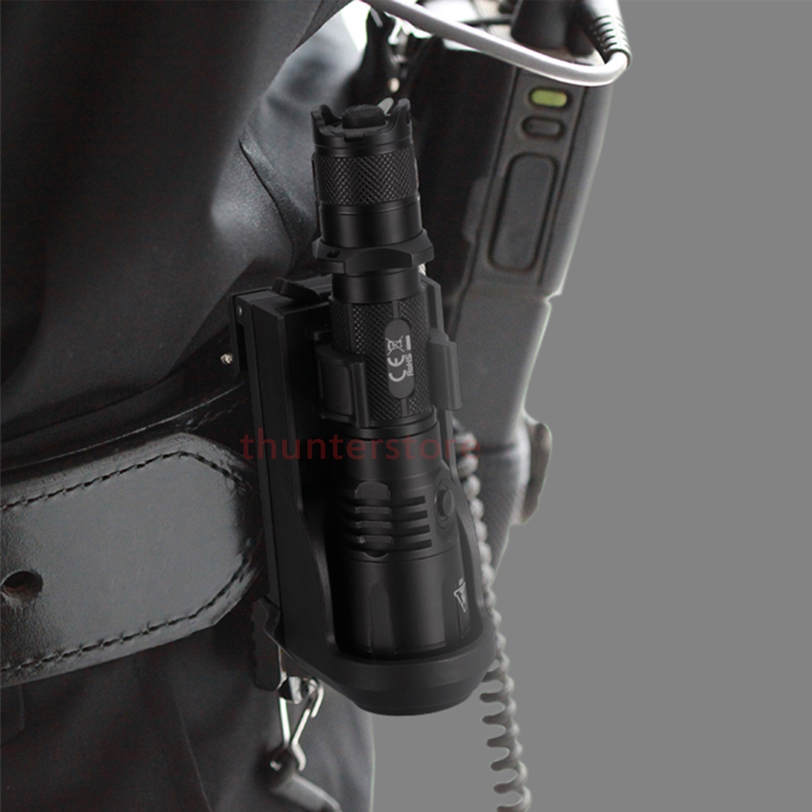 NITECORE NTH25 Rotary Flashlight Holster W/ Adjustable Belt Clip for Flashlights