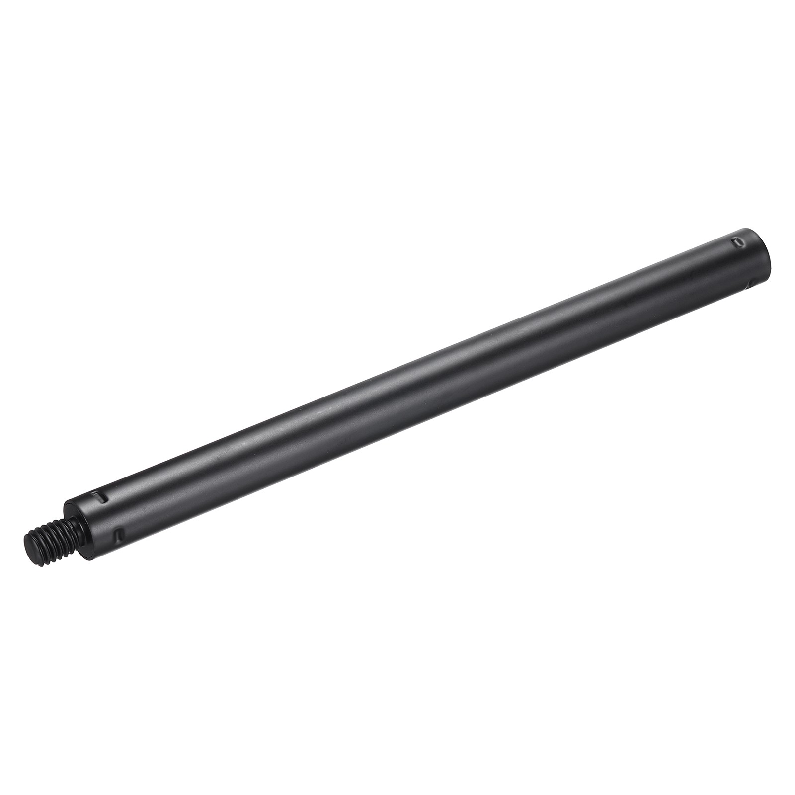 Metal Microphone Stand Extension Tube 3/8" male to 1/4" Mic Extension Pipe Black