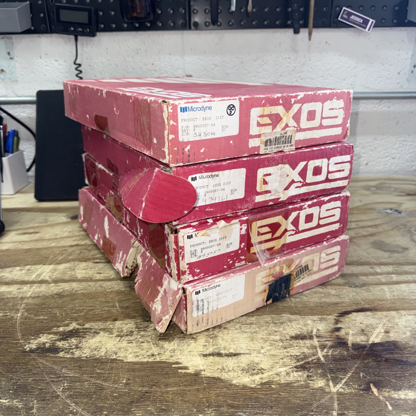 Lot Of Microdyne Exos 215T Boards - 2 Sealed - 2 Open - READ DESC!!! 9900057-04