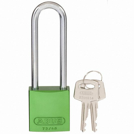 Abus 72 Hb/40-75 Ka Green Lockout Padlock,Ka,Green,1-1/2"H *(Free Shipp)