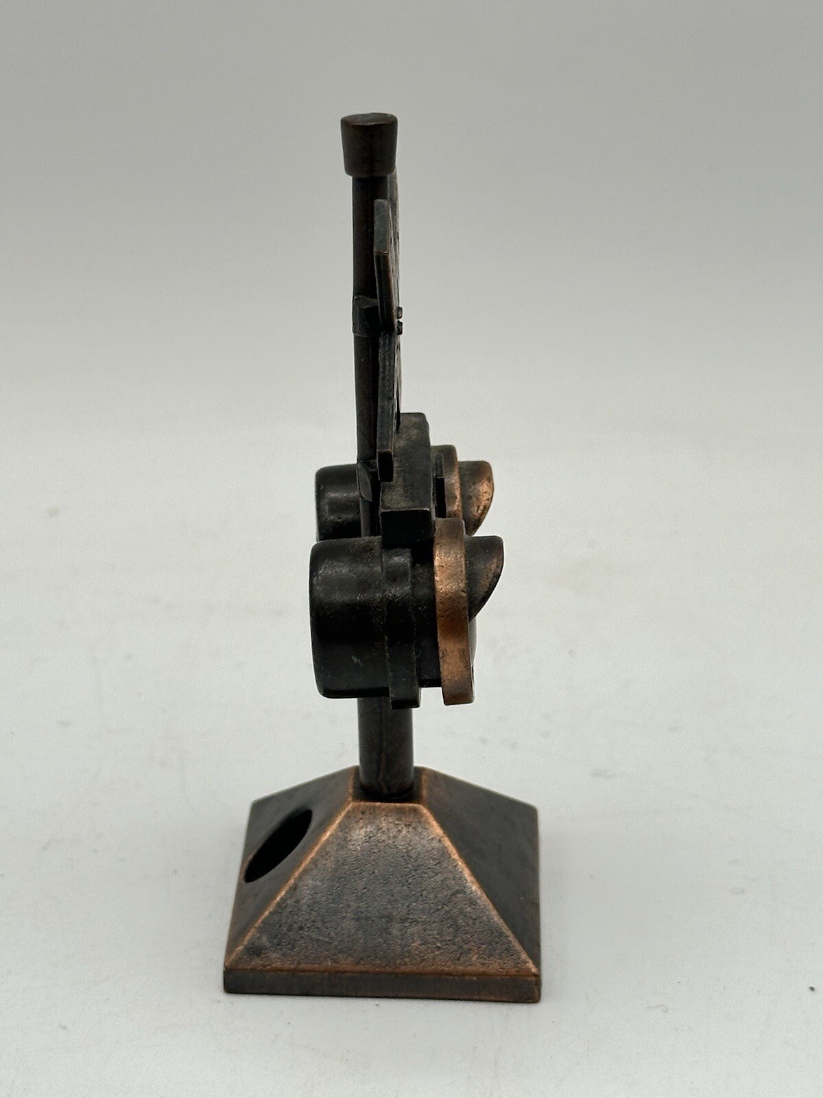 Diecast Metal Railroad Crossing Signal Pencil Sharpener