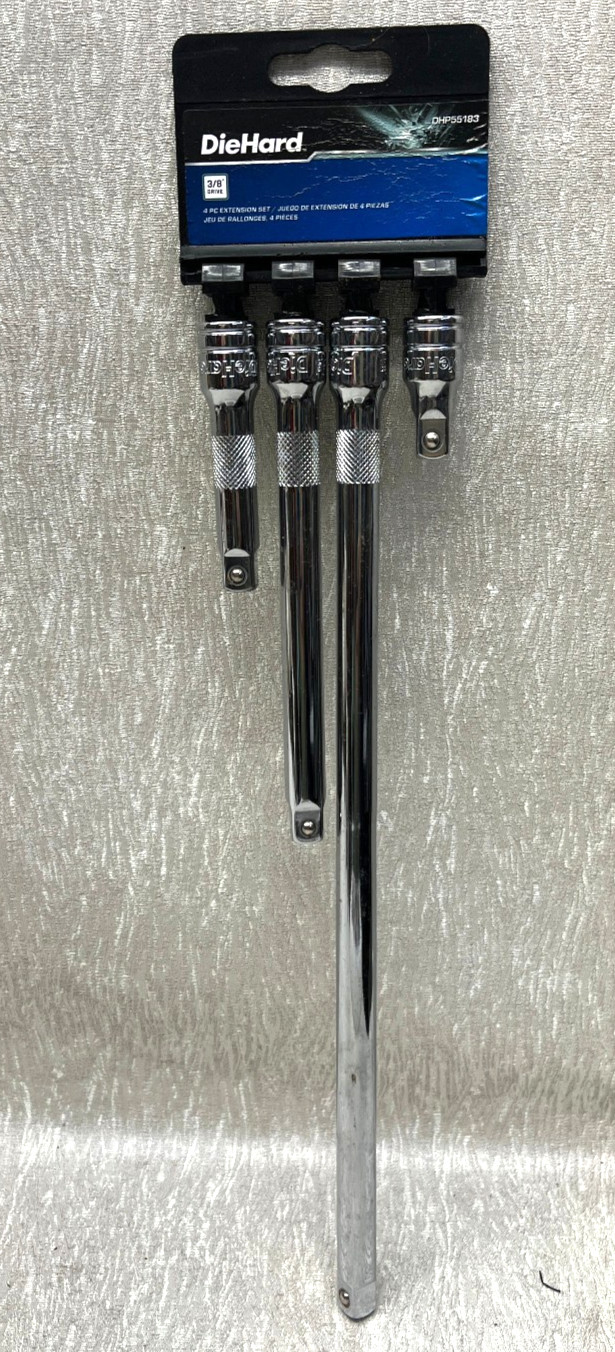 Diehard DHP55183 3/8" Drive 4pc Extension set