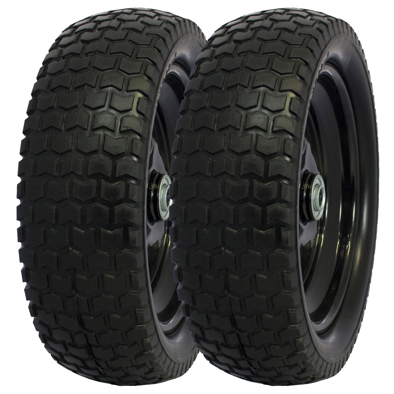 Marastar Flat-Free Universal Tire Assembly, 2-Pack, 13/5.00-6, Model# 02071-NTE