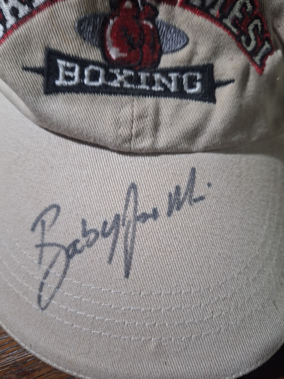 Baby Joe Mesi Signed Hat