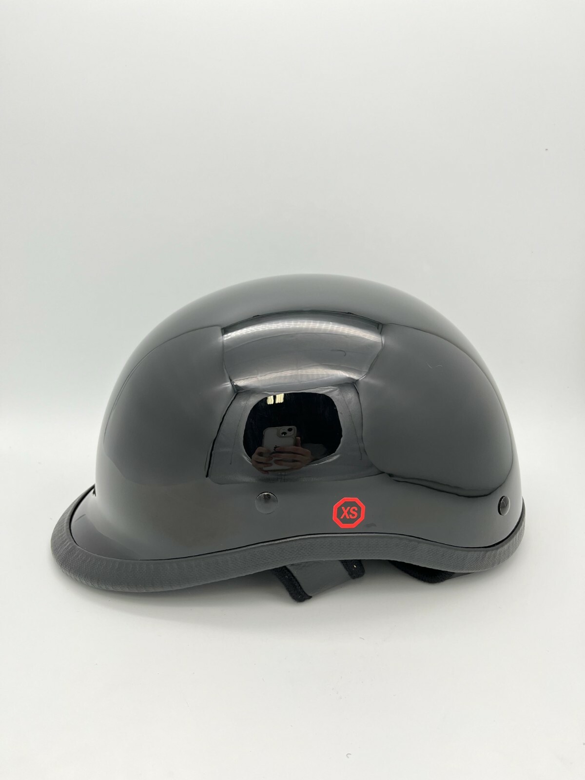 Helmet City HCI 105 Half Helmet Polo Gloss Black XSmall XS Open Box