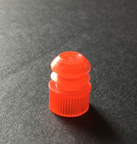 Clear Plastic Storage Tubes (24/Pkg) with Red Caps - 3" x 3/8", 5 ml