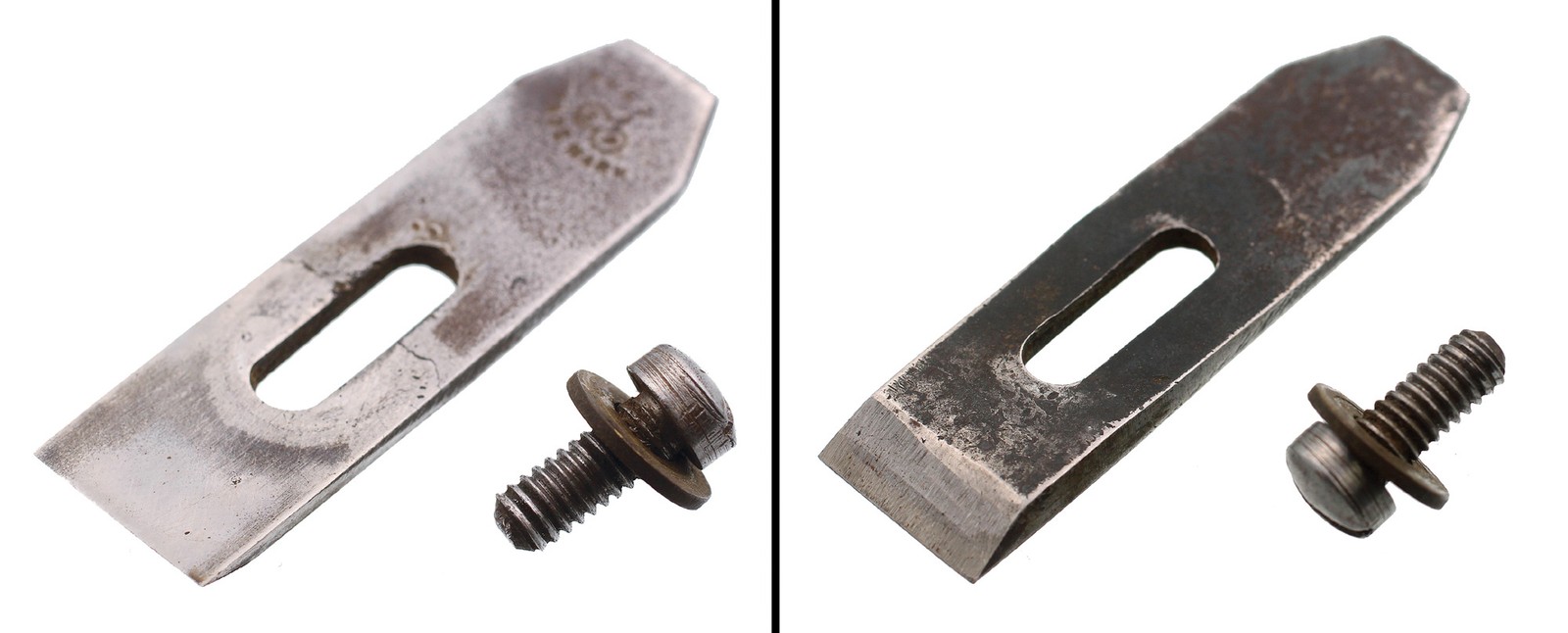 Orig. Cutting Iron, Screw & Washer for Preston No. 1386 Shave - mjdtoolparts