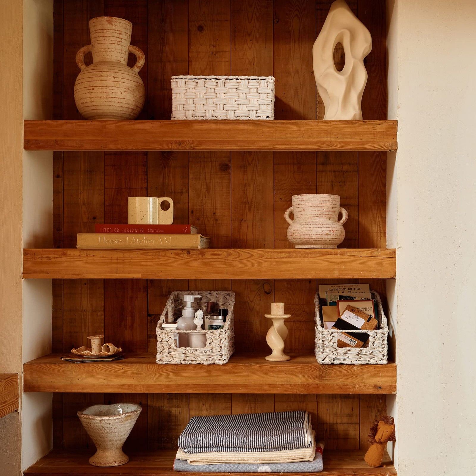 Wicker Storage Baskets with Lids, Set of 3 Decorative Storage Boxes, Baskets ...