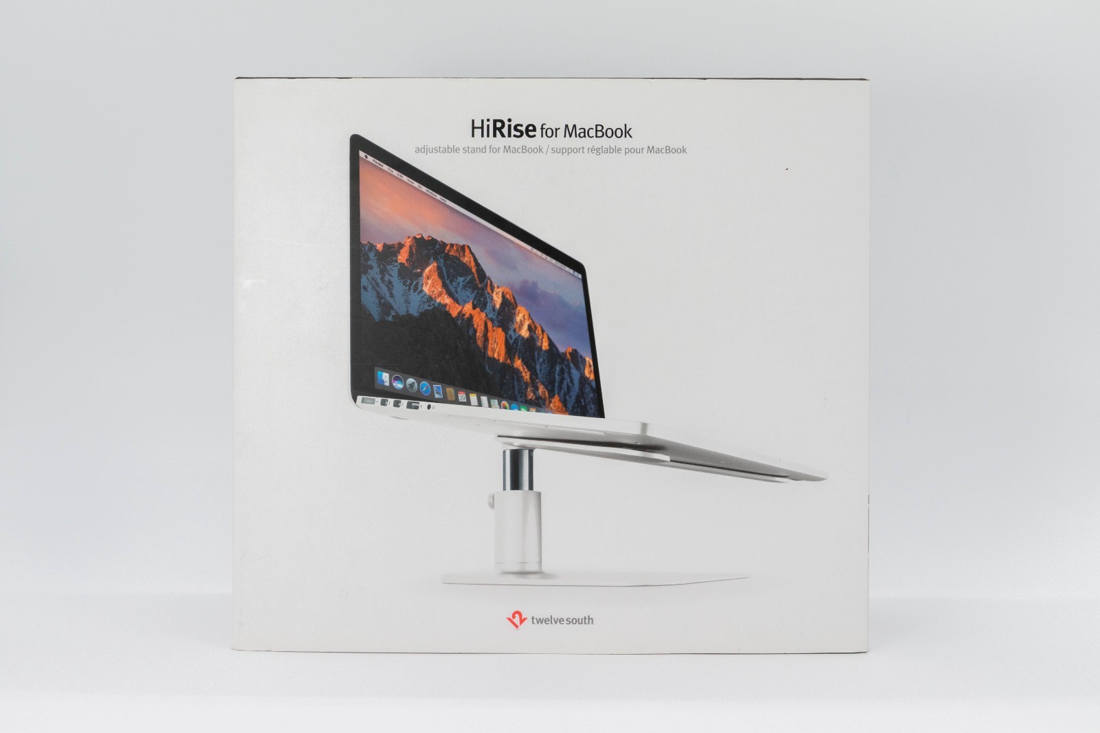 Twelve South - HiRise for MacBook - Adjustable Stand - Aluminum Silver - w/ Box