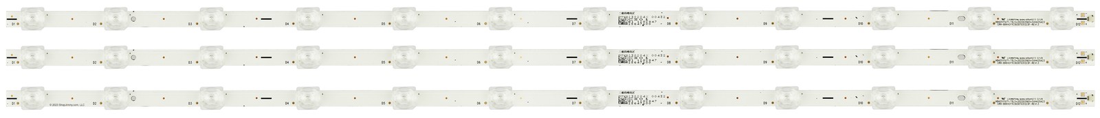 Toshiba SVH425A23 LED Backlight Strips (3) 43C350LU