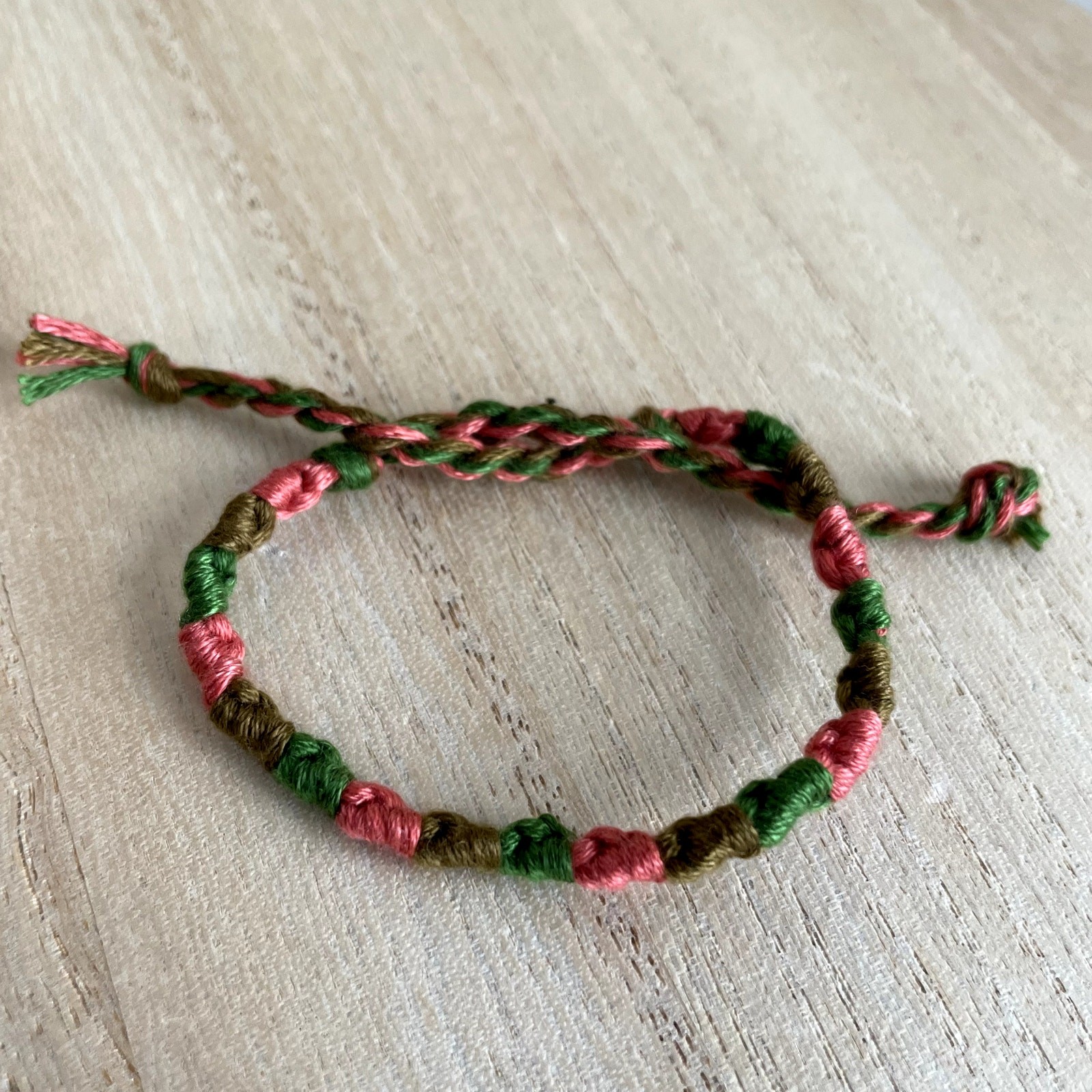 Buna Bracelet anklet trendy comfortable tie embroidery thread woven gift