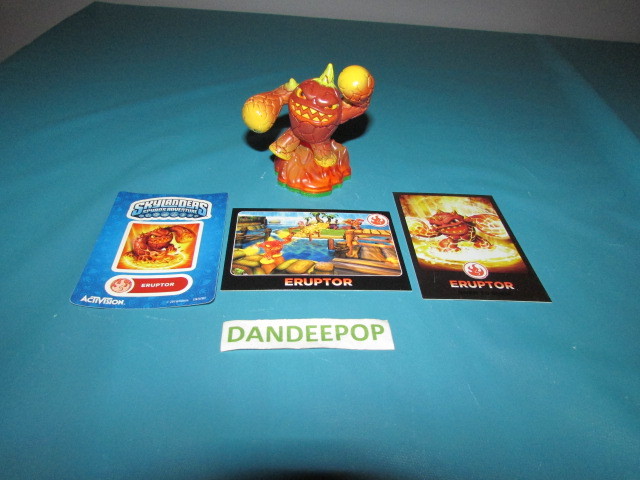 Skylanders Figure First Edition Eruptor W/ Cards E4118 Activision Video Game Toy