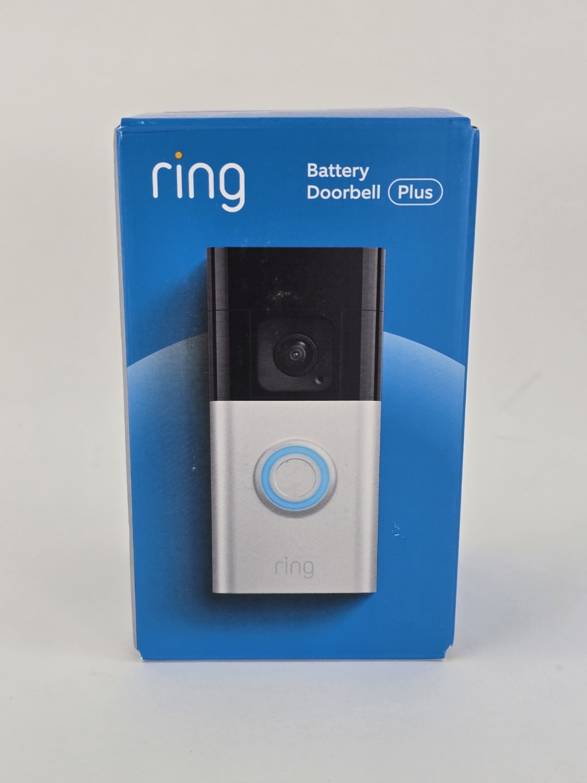 Ring Battery Doorbell Plus Satin Nickel B09WZBPX7K  - New - Sealed