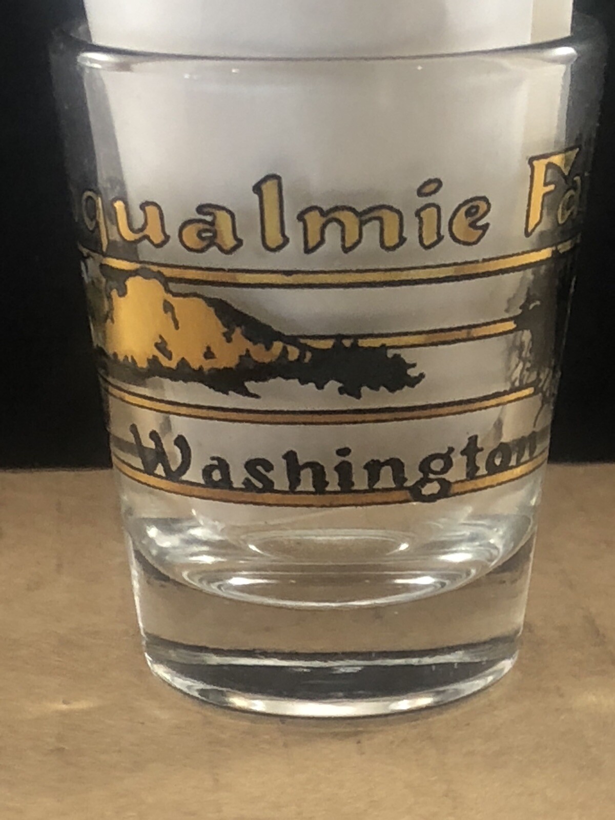 Snoqualmie Falls, Washington shot glass, COMBINED SHIP $1 PER MULTIPLE