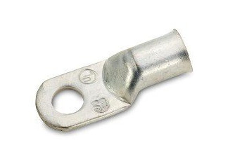 Crimp Supply 2 AWG Tinned Seamless Marine Lugs, 5/16" Post, 5 Pack