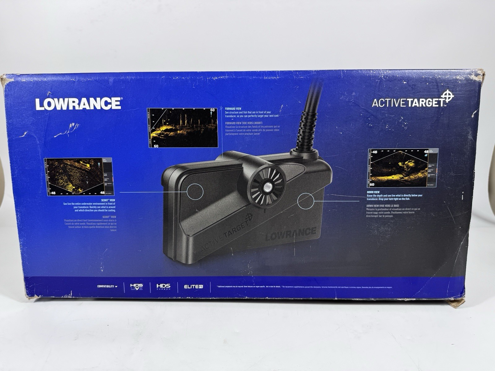 Lowrance Active Target 1 Sonar System with Transducer And Modules And Cables