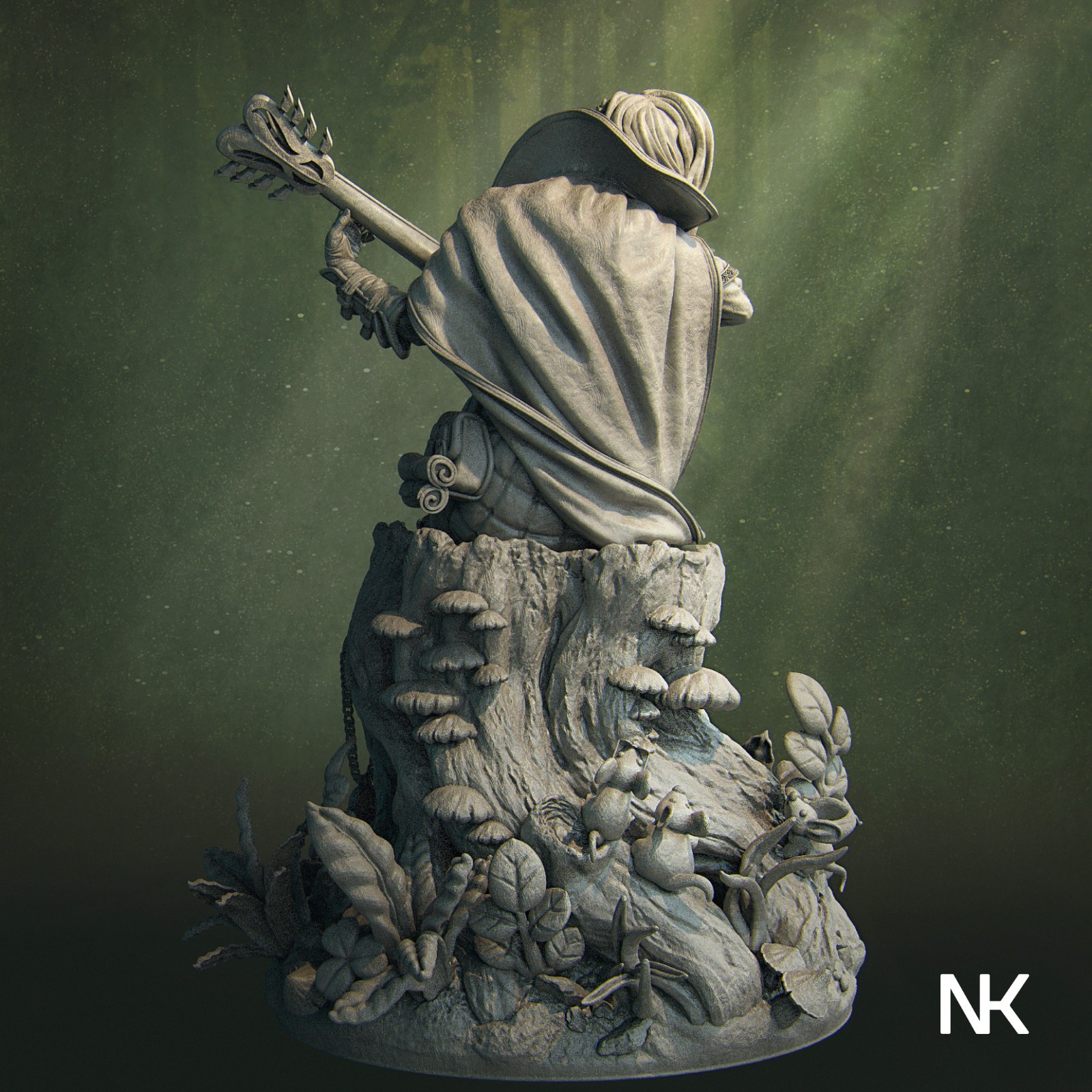 Lisa the Bard by Nerikson | Commission | Painted |