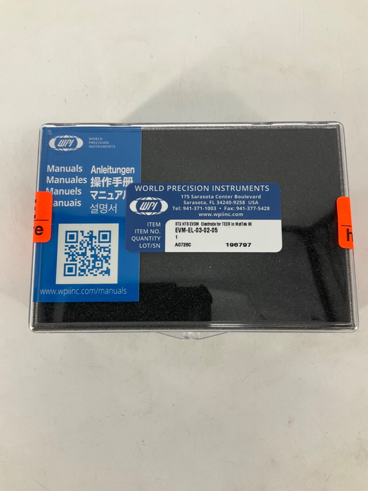 World Precision Instruments STX HTS EVOM Electrode for TEER in MatTek 96 SEALED