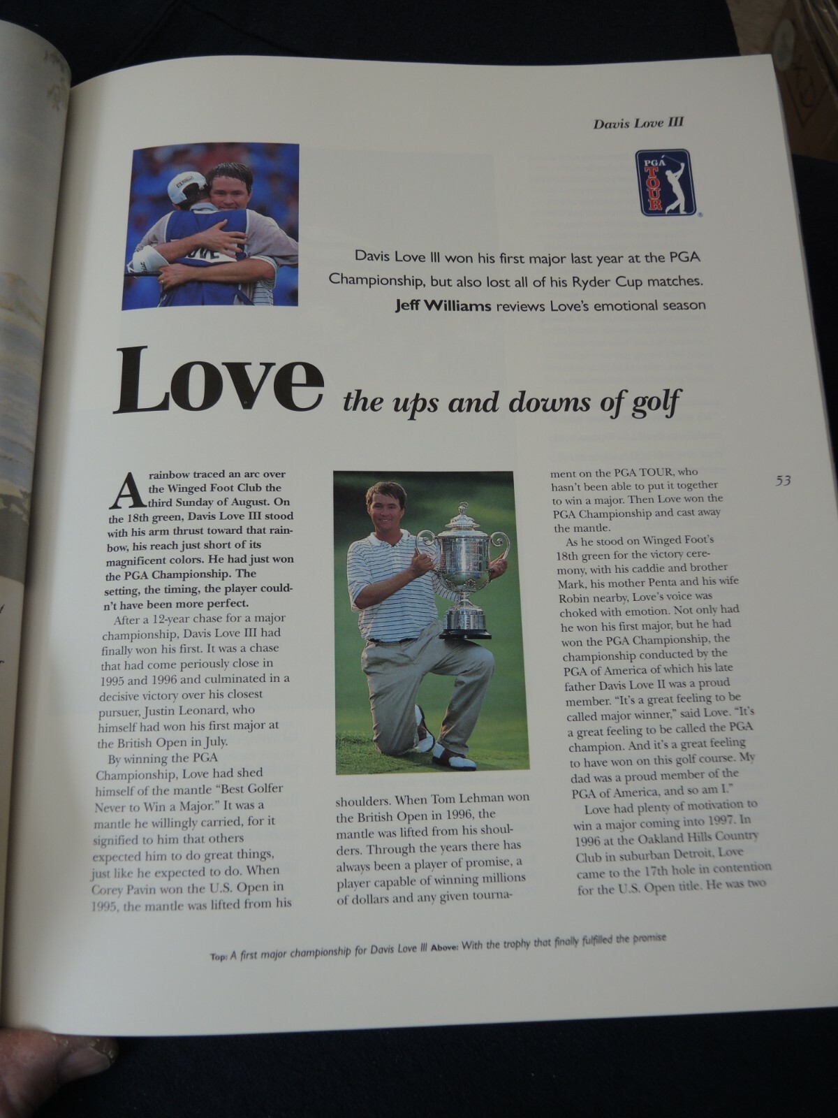 PGA TOUR 1998 YEARBOOK