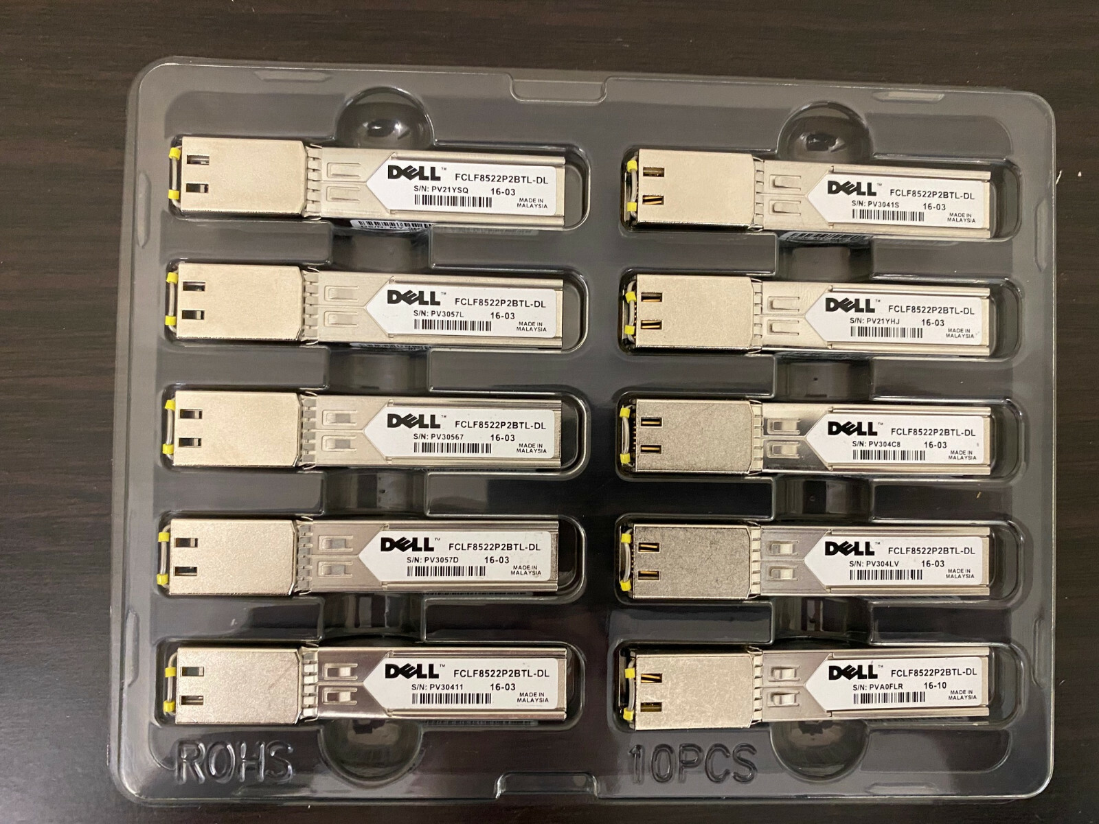 Dell Networking 790-10085 PF911 1000BASE-T up to 100 m SFP-T RJ45 price each