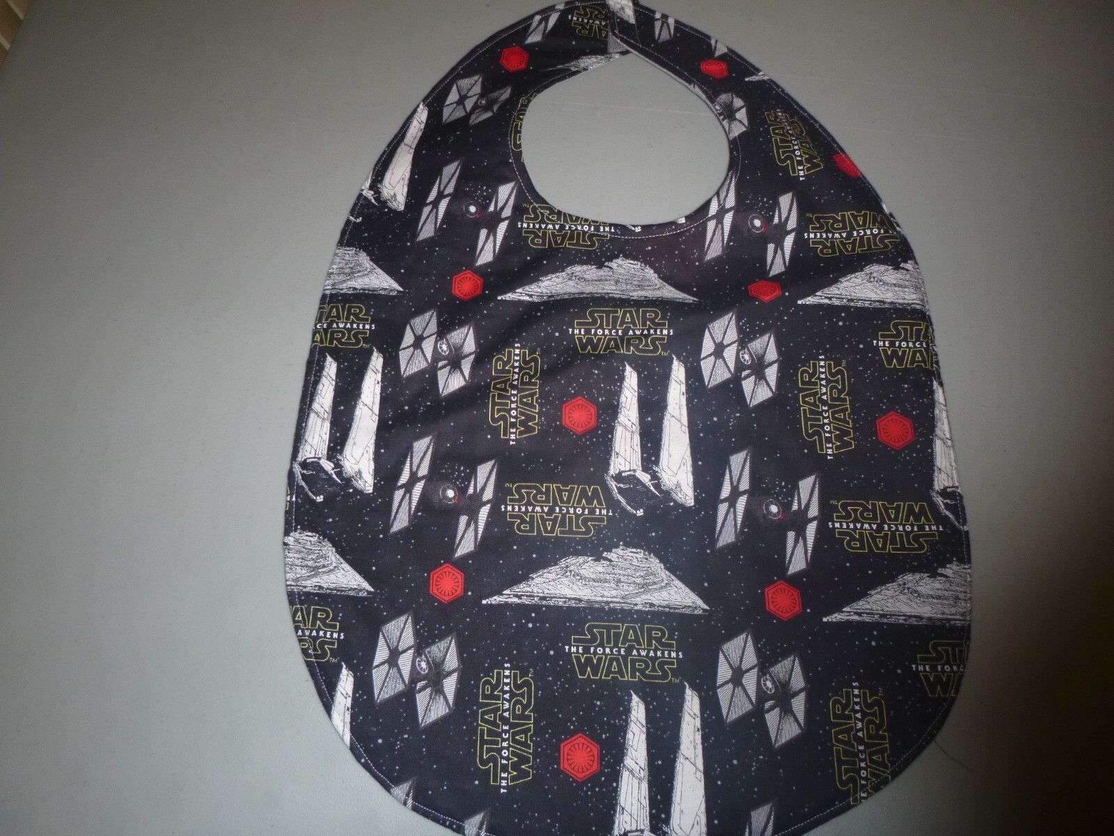 Adult Bib/Clothing Protector double thickness with Quilted Diamond Backing